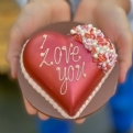 Thumbnail 1 - Personalised Mini Red Lustre Chocolate Smash Heart