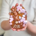 Thumbnail 2 - Personalised Rocky Road Half Loaded Easter Egg