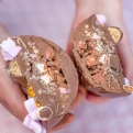 Thumbnail 3 - Personalised Rocky Road Half Loaded Easter Egg