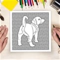 Thumbnail 5 - Dog Butt Adult Colouring Book & Sweary Pencils set