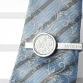 Thumbnail 3 - Personalised Lucky Silver Sixpence Tie Clip