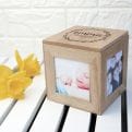 Thumbnail 6 - Personalised Oak Photo Cube For Mum