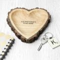 Thumbnail 8 - Personalised Rustic Wooden Heart Dish