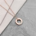 Thumbnail 7 - Personalised Mini Ring Necklace