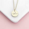 Thumbnail 6 - Personalised Disc Necklace with Name