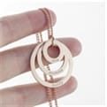 Thumbnail 6 - Personalised Rings of Love Necklaces