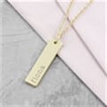 Thumbnail 1 - Personalised Statement Bar Necklace