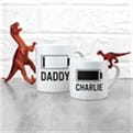 Thumbnail 1 - Personalised Daddy & Me Low Battery Mug Sets