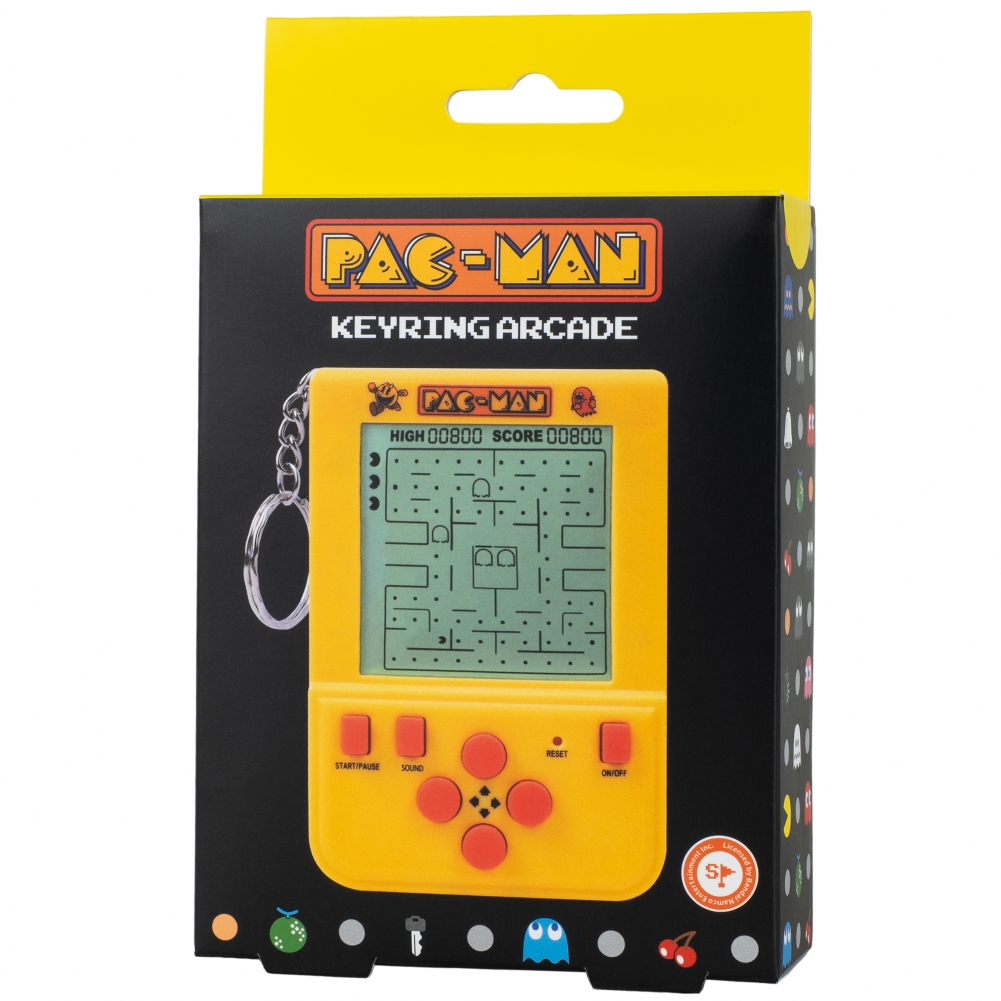 Fizz Creations Yellow Pac-Man Keyring Arcade