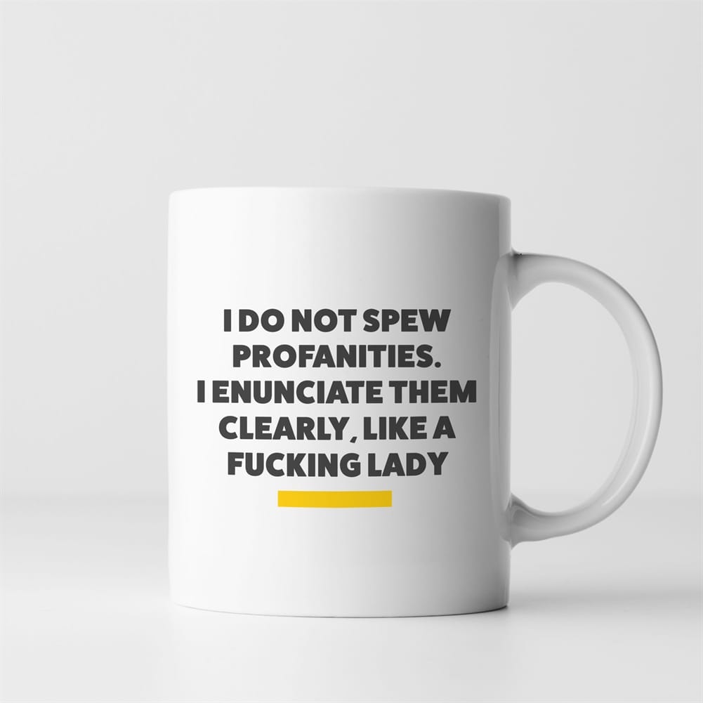 Fmad Pmc Rude Like A Lady Mug