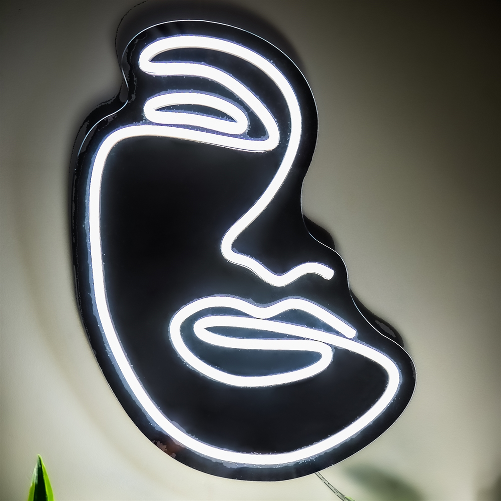 Amber Bright Creations Silhouette Neon Wall Mirrors (Small)