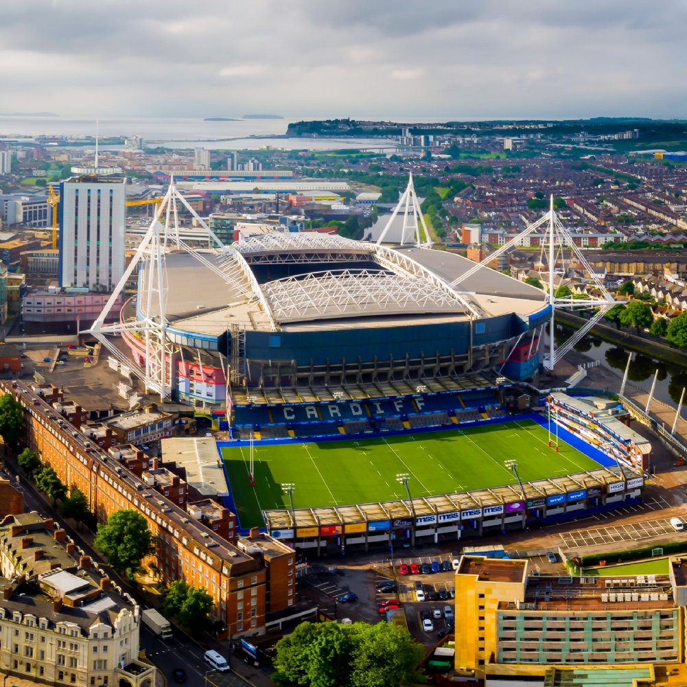 Activity Superstore Red/Light Football Stadium Helicopter Tour For Two