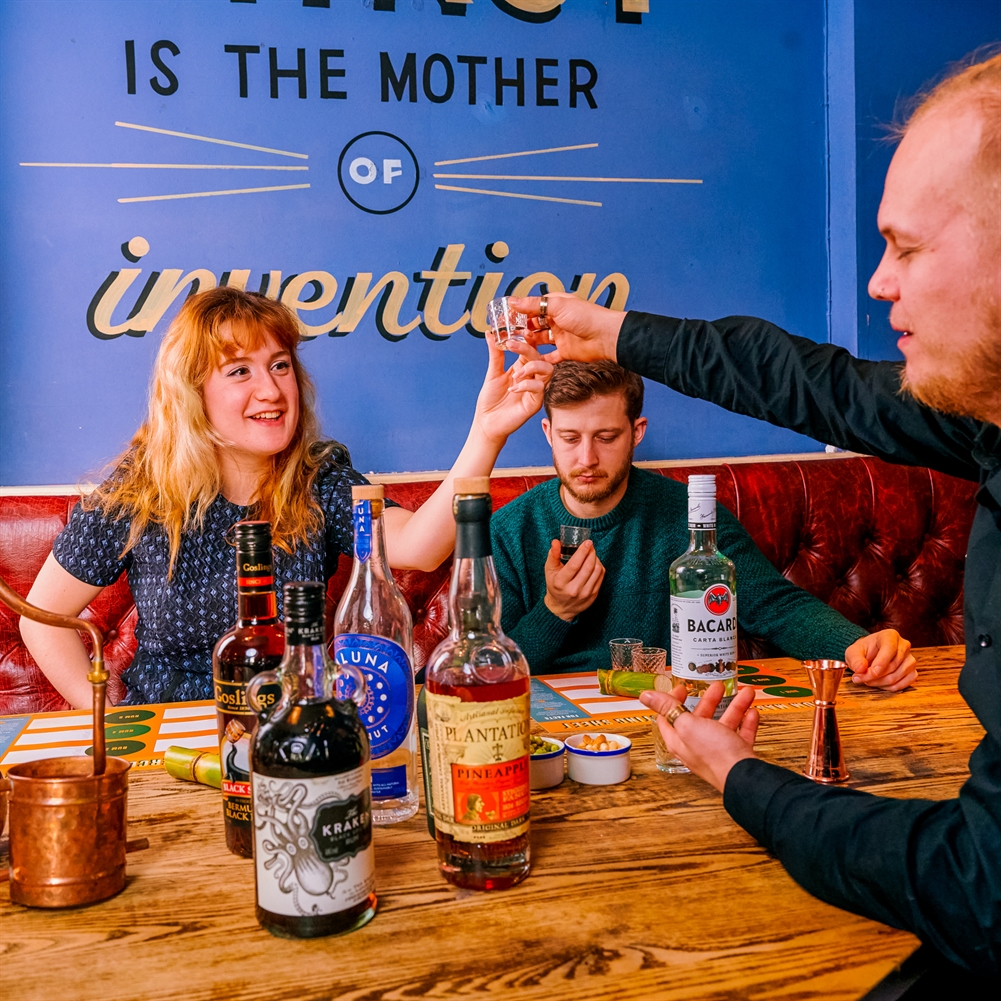 Activity Superstore Golden/Dark Rum Tasting Masterclass With Meal For Two At Brewhouse & Kitchen
