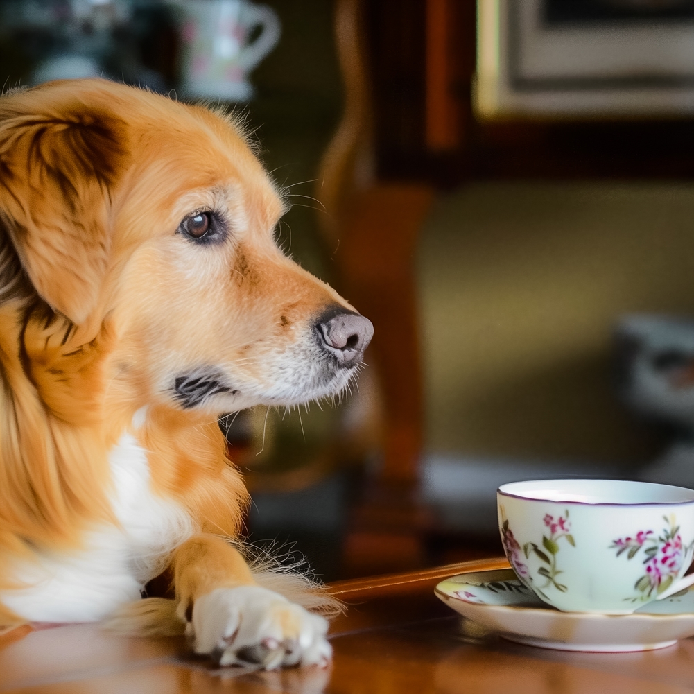 Activity Superstore Cream/Red Dog Friendly Afternoon Tea For Two