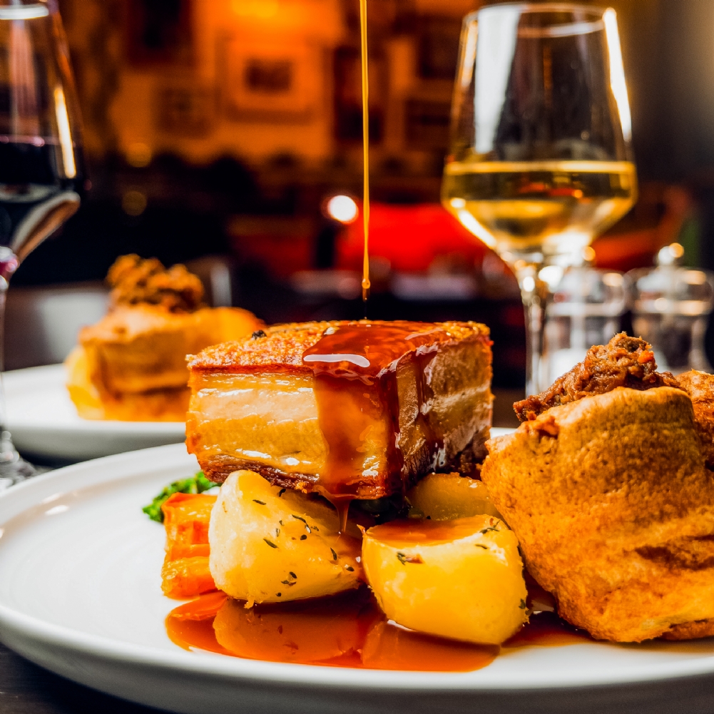 Activity Superstore Red Roast Dinner & Glass Of House Wine For Two At The Grand Hotel Birmingham