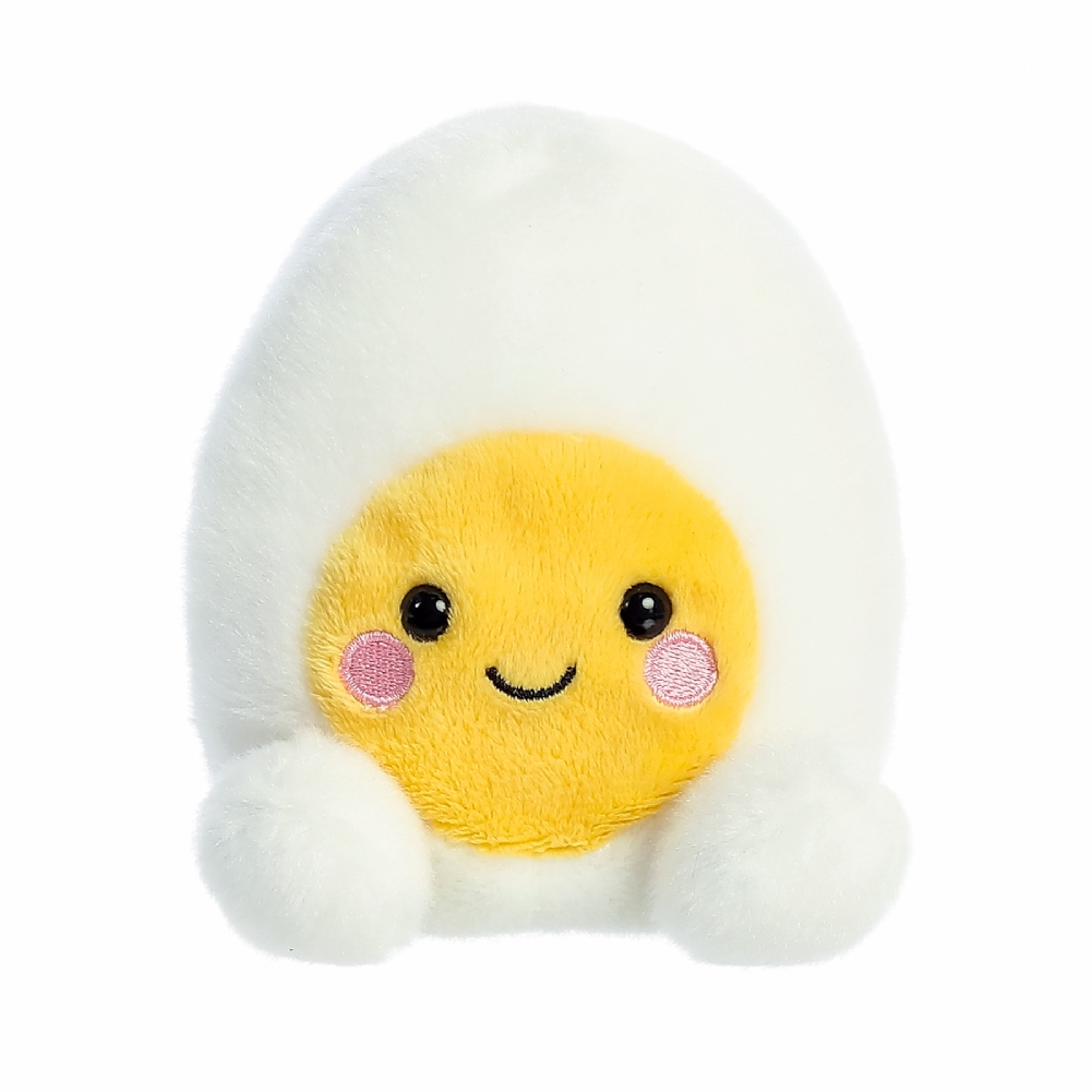Aurora World White/Yellow Palm Pals Bobby Egg Soft Toy