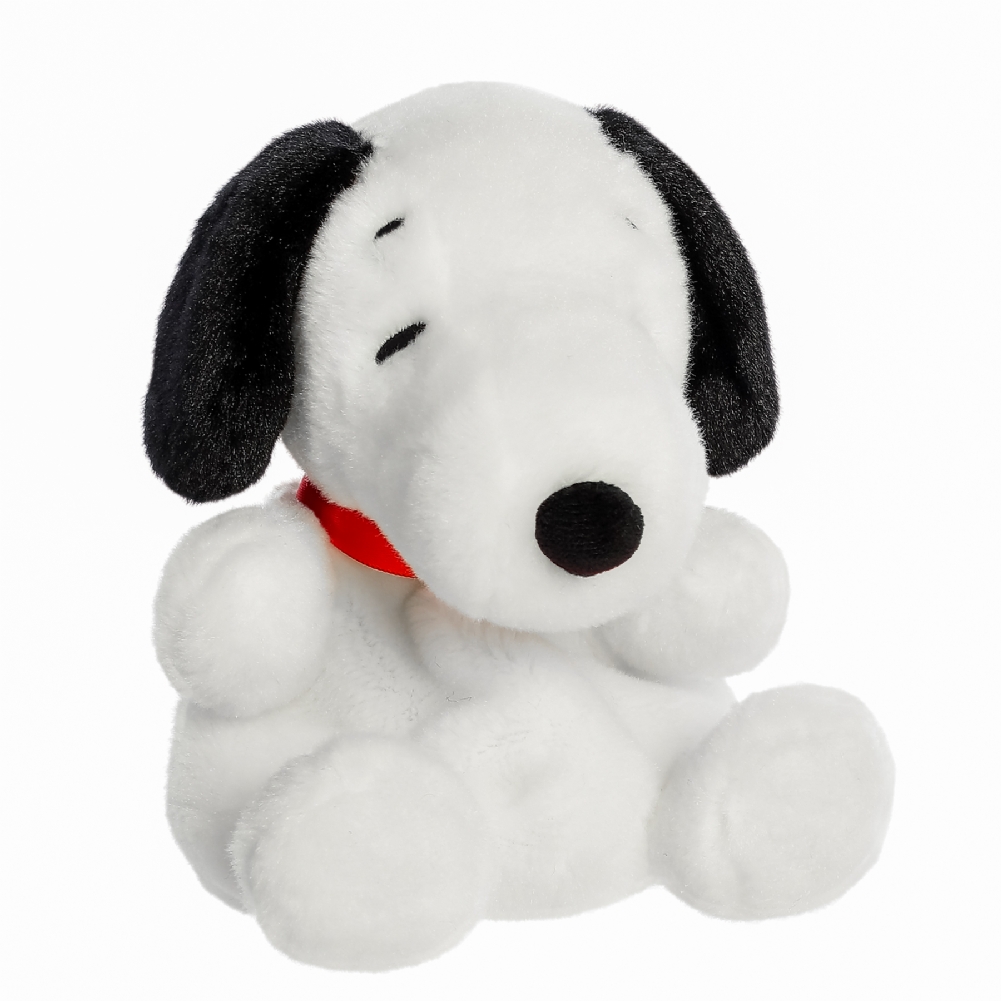 Aurora World Black Peanuts Palm Pals Snoopy Soft Toy
