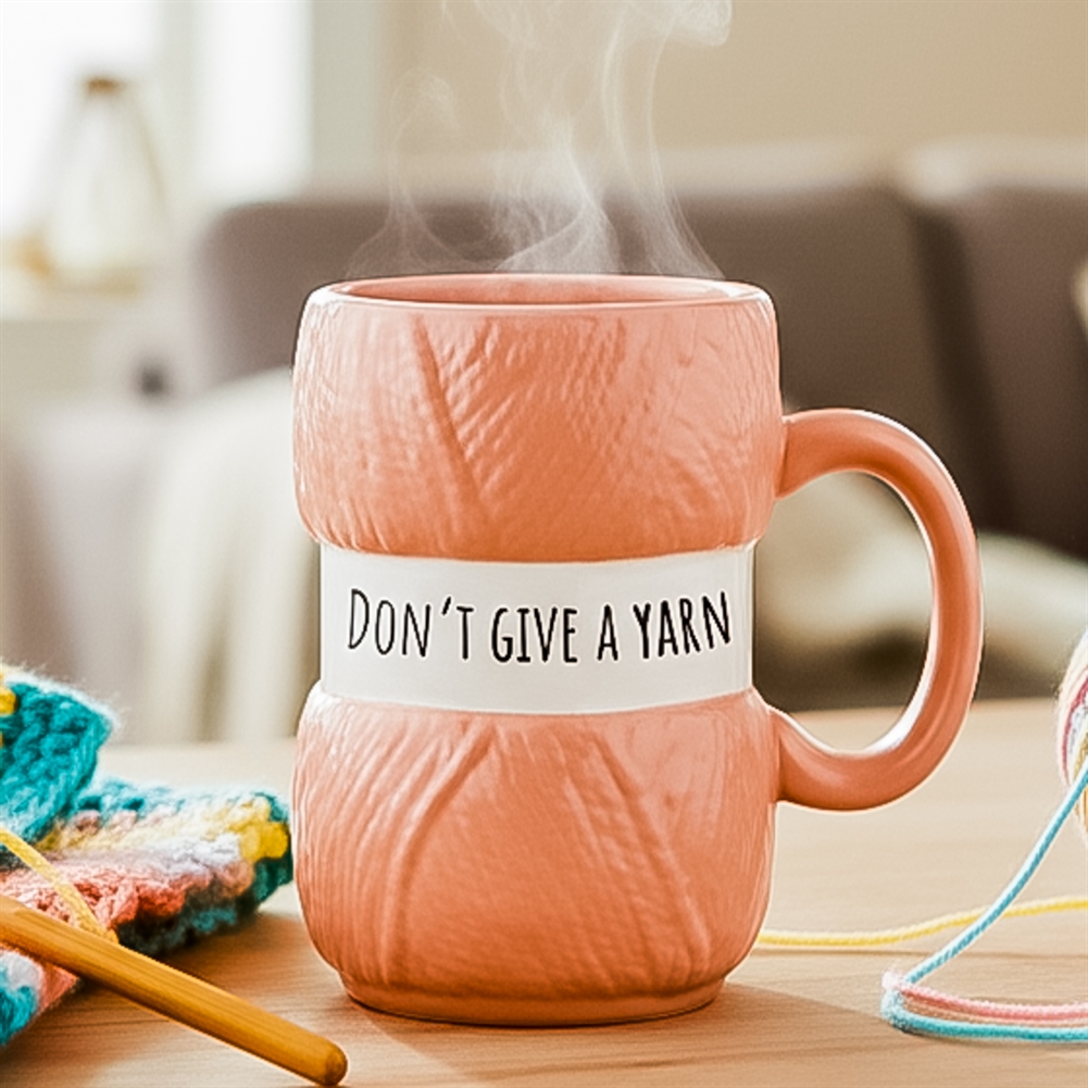 Boxer Games Don't Give A Yarn" Knitting Mug