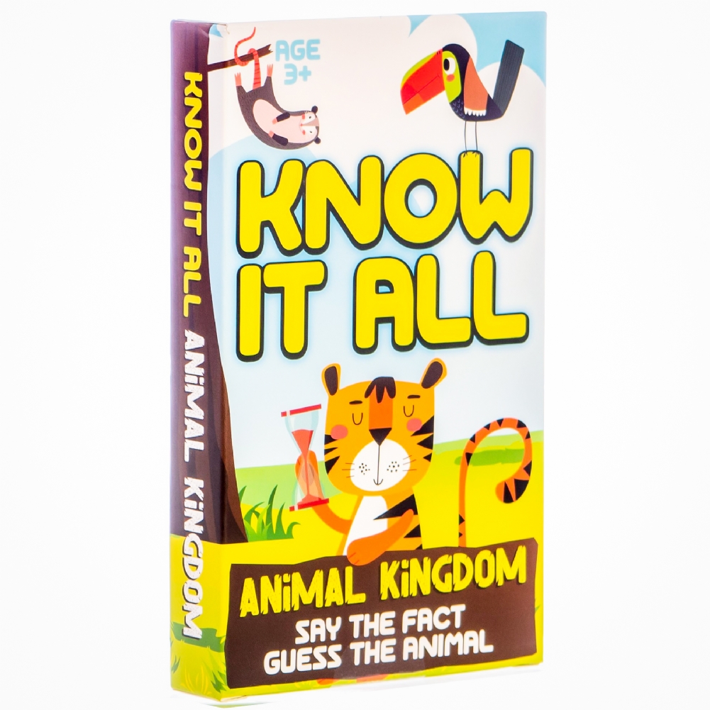 Boxer Games Know It All - Animal Kingdom Card Game