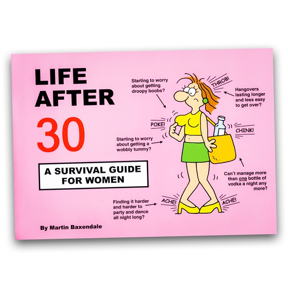 Boxer Games Women's Grey Life After 30 Book - A Survival Guide For