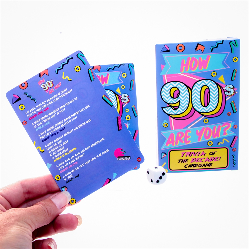Boxer Games How 90'S Are You? Trivia Card Game