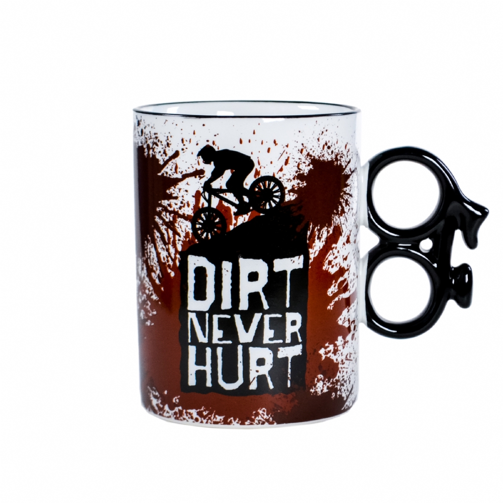 Boxer Games Dirt Never Hurt - Bike Mug