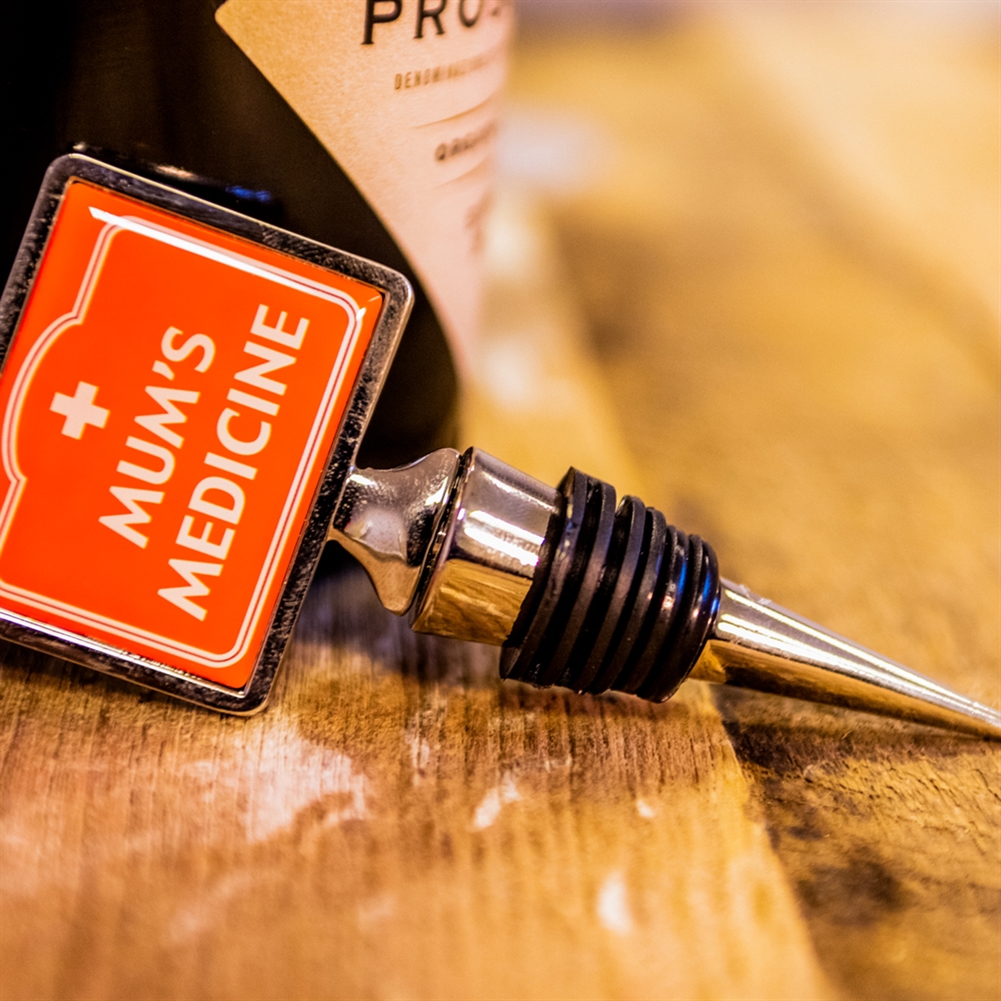 Boxer Games Wine Stopper - Mums Medicine