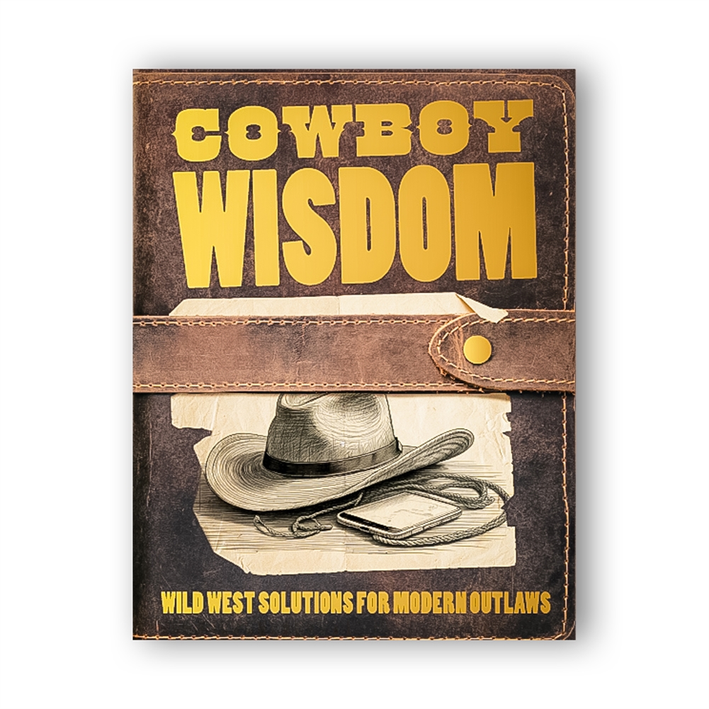 Boxer Games Men's Cowboy Wisdom Book - Modern Outlaw Wild West Solutions