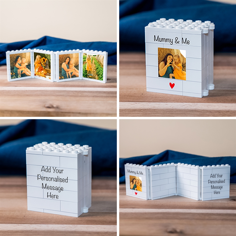 Brickbybrick23 Personalised Fold-Out "Mummy & Me" Lego® Brick Photo Albums