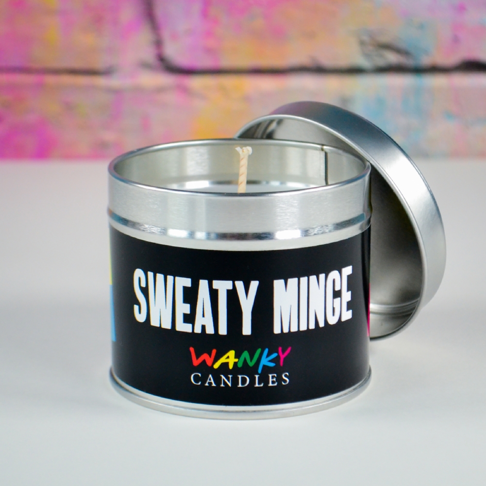 Cheeky Chops Cards Sweaty Minge Wanky Candle