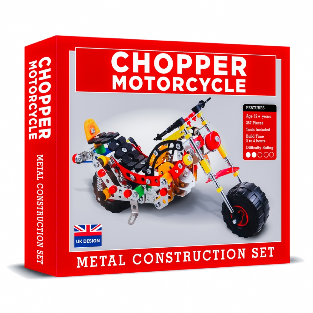 Coach House Partners Chopper Motorcycle Metal Construction Set