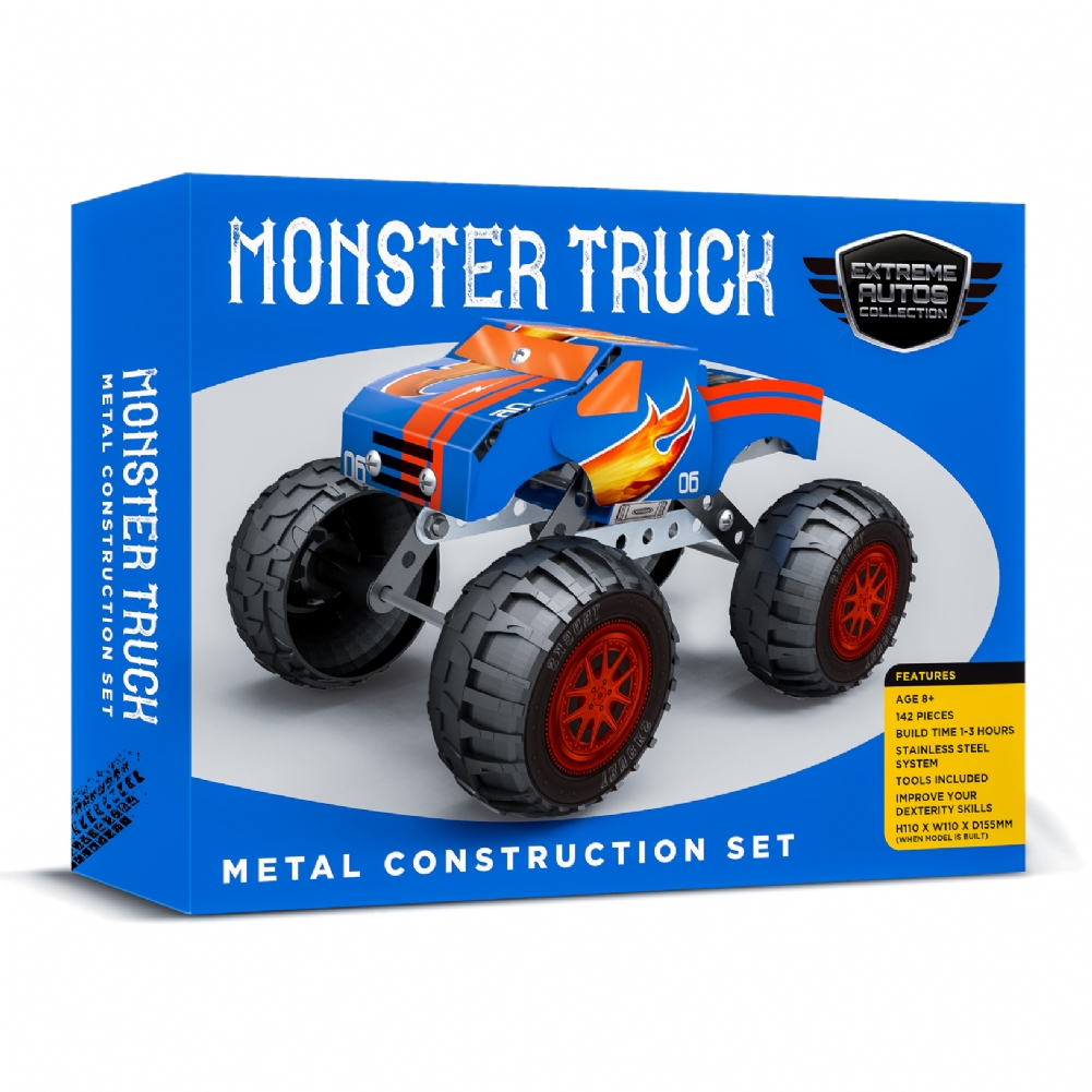 Coach House Partners Monster Truck Metal Construction Set