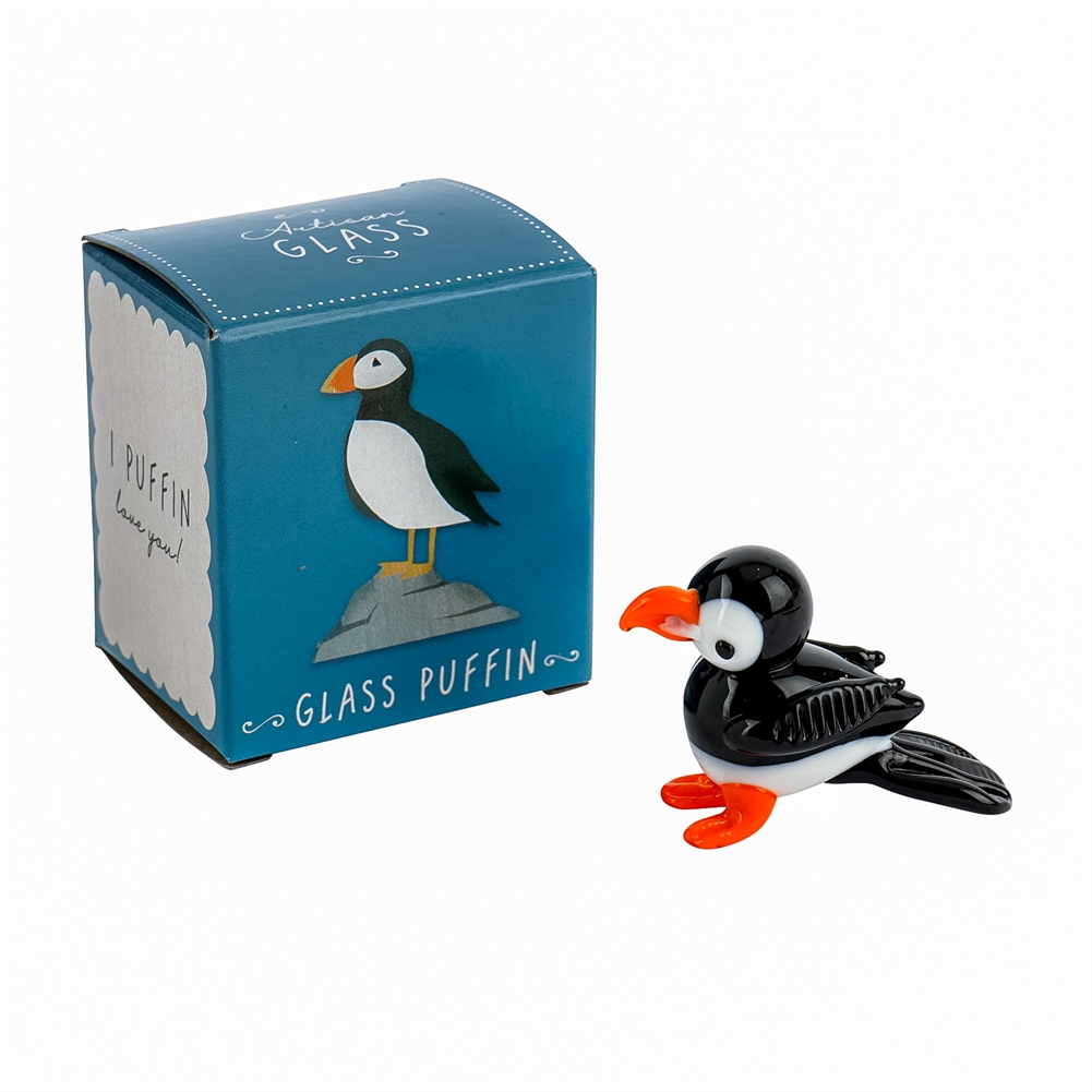 Container Group Buying Artisan Glass Puffin Ornament