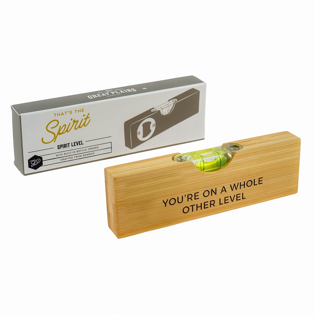 Container Group Buying Grain Whole Other Level" Wooden Spirit Level Bottle Opener