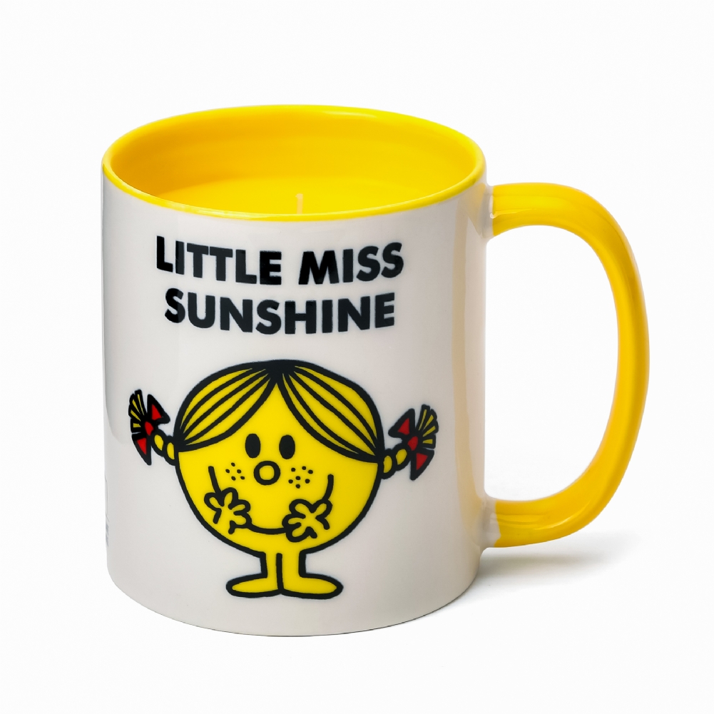 Dalian Talent Little Miss Sunshine Coconut & Pineapple Scented Reusable Mug Candle