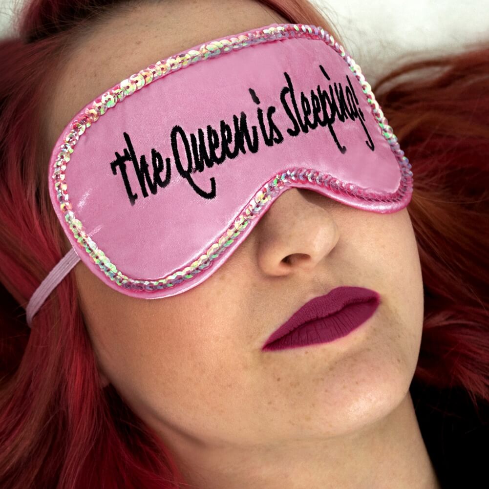 The Queen is Sleeping Eye Mask The Queen is Sleeping Eye Mask