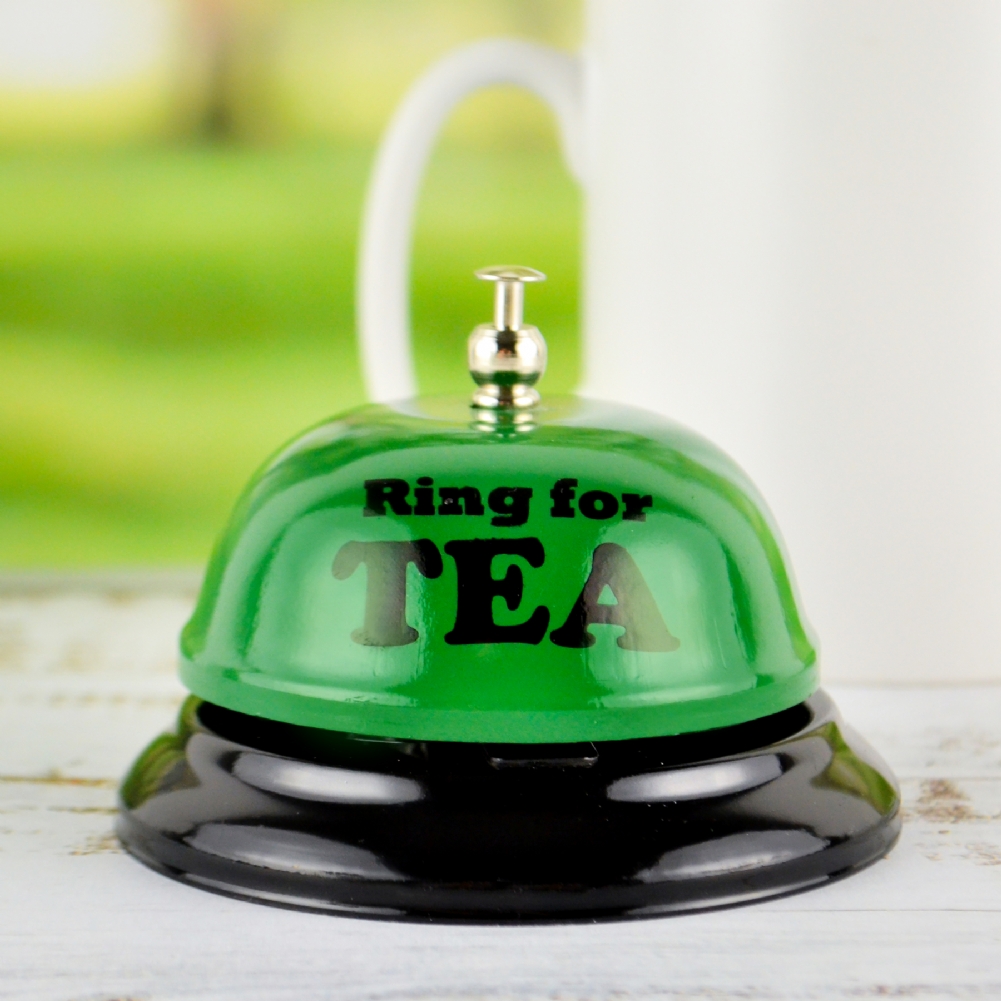The Diabolical Gift People Llp Green/Black Ring For Tea Desk Bell