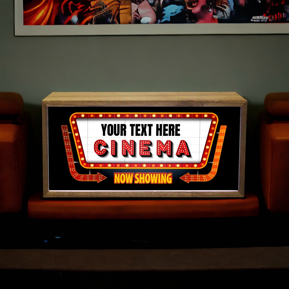 Echo Three Light Personalised Boxes (Name & Cinema)