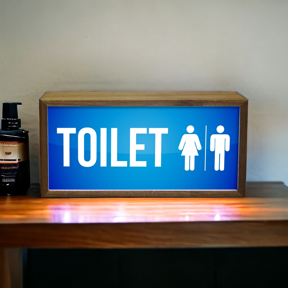 Echo Three Light Cool Sign Boxes (Toilet)