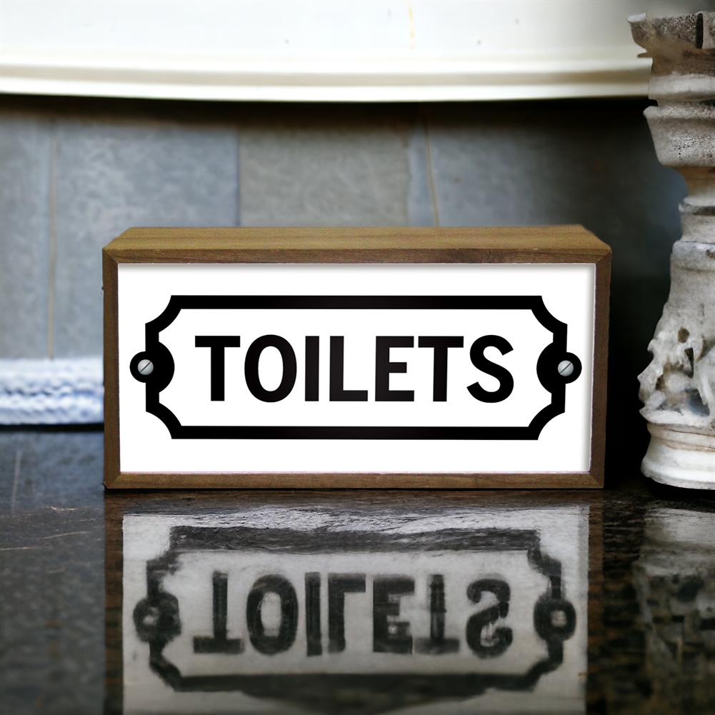 Echo Three Light Cool Sign Boxes (Toilets)