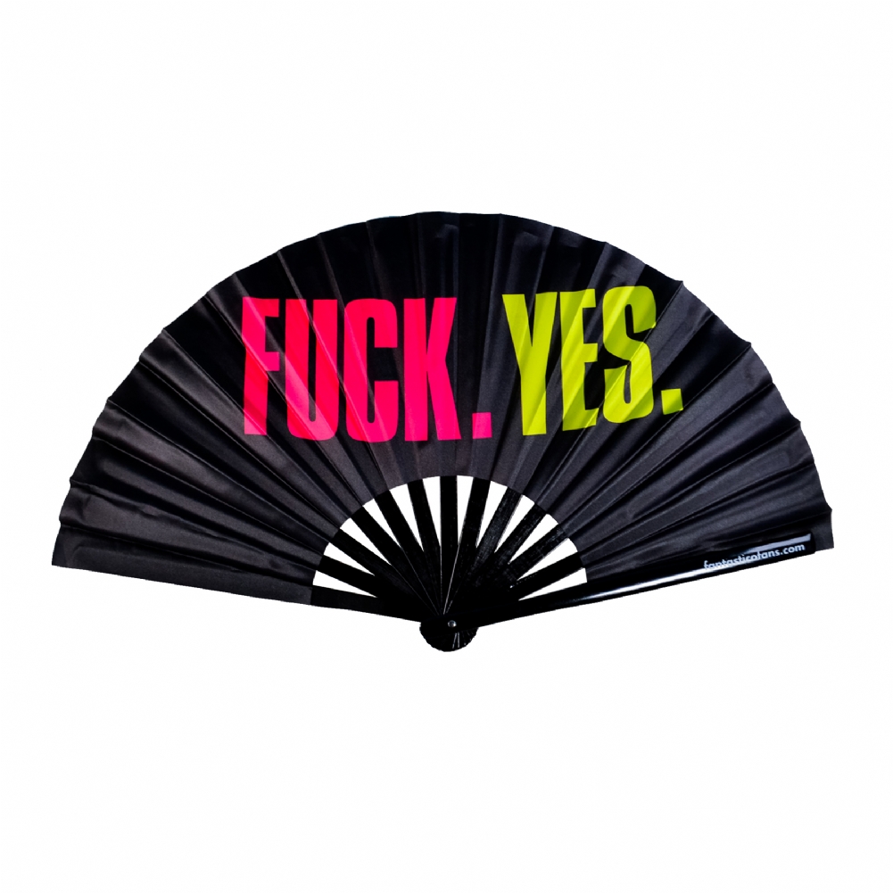 Fantastico Fans Fuck Yes Large Hand Fan