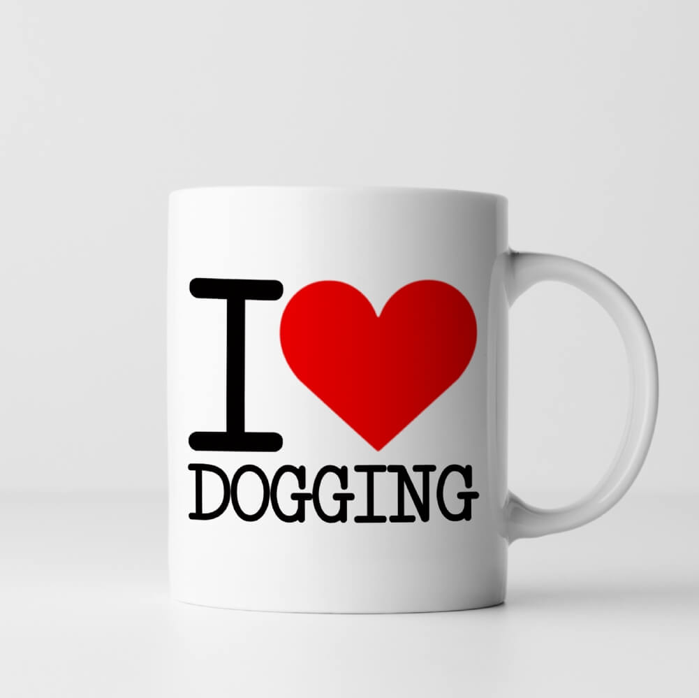Fmad Pmc Men's Black/Red I Love Dogging Mug