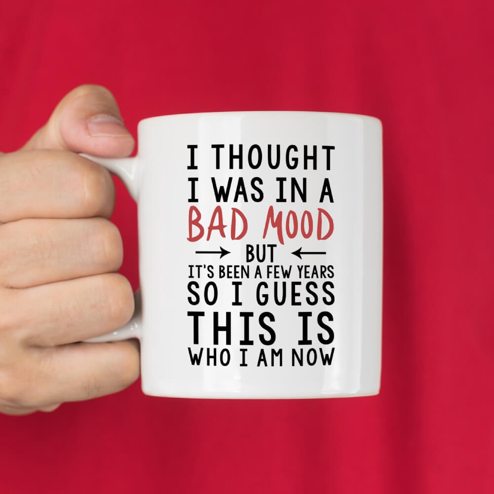 Fmad Pmc Black I Thought I Was In A Bad Mood Mug