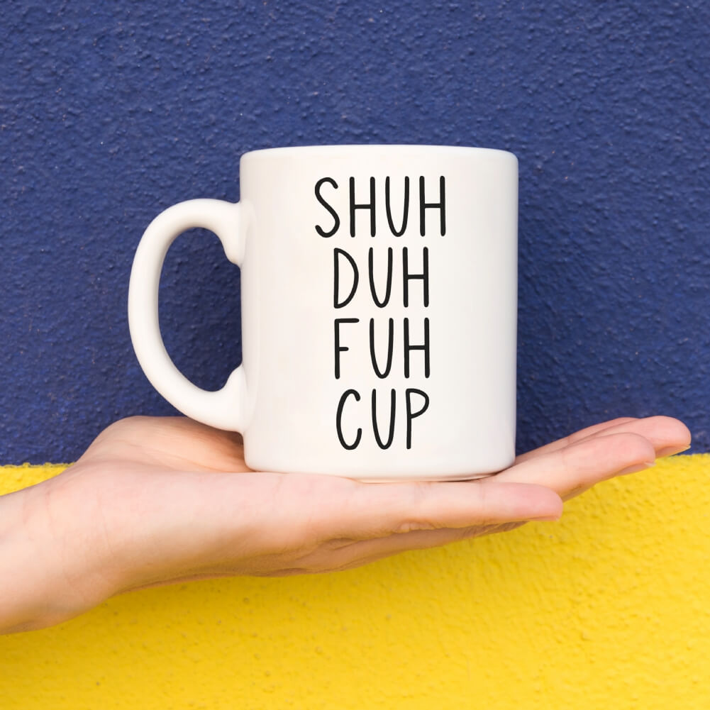 Fmad Pmc White/Black Shuhduhfuhcup Mug