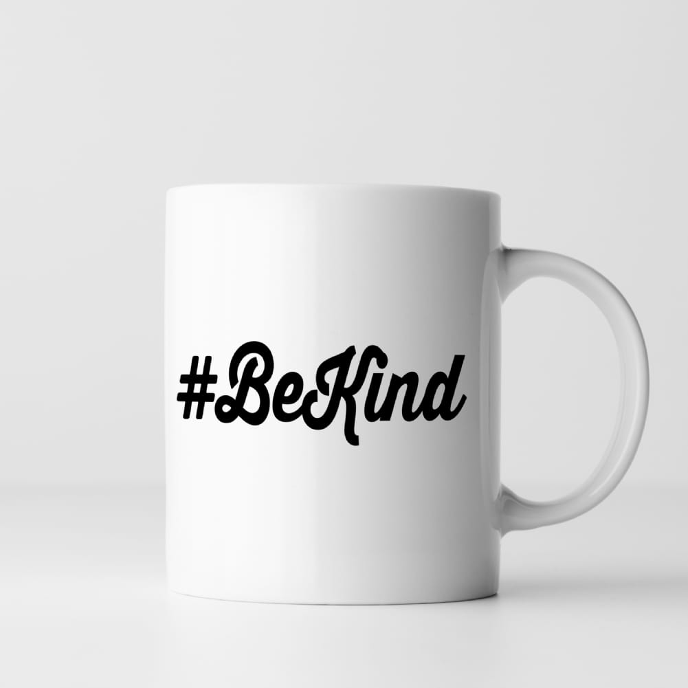 Fmad Pmc White/Black Hashtag Mugs (#Bekind)