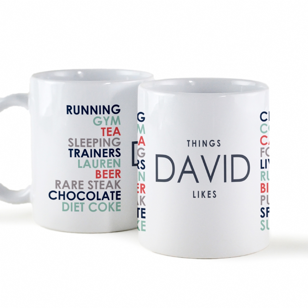 Fmad Pmc Personalised Things I Like Mug