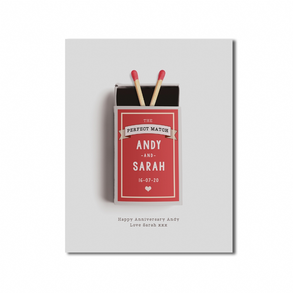 Fmad Pmc Red Personalised Perfect Match Poster (Poster Only)