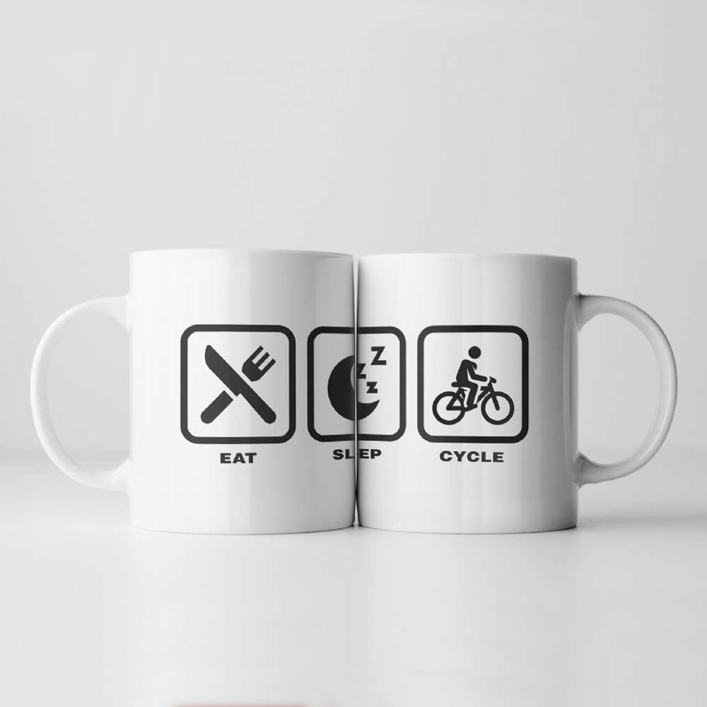 Fmad Pmc Eat, Sleep,… Icon Mugs (Cycle)