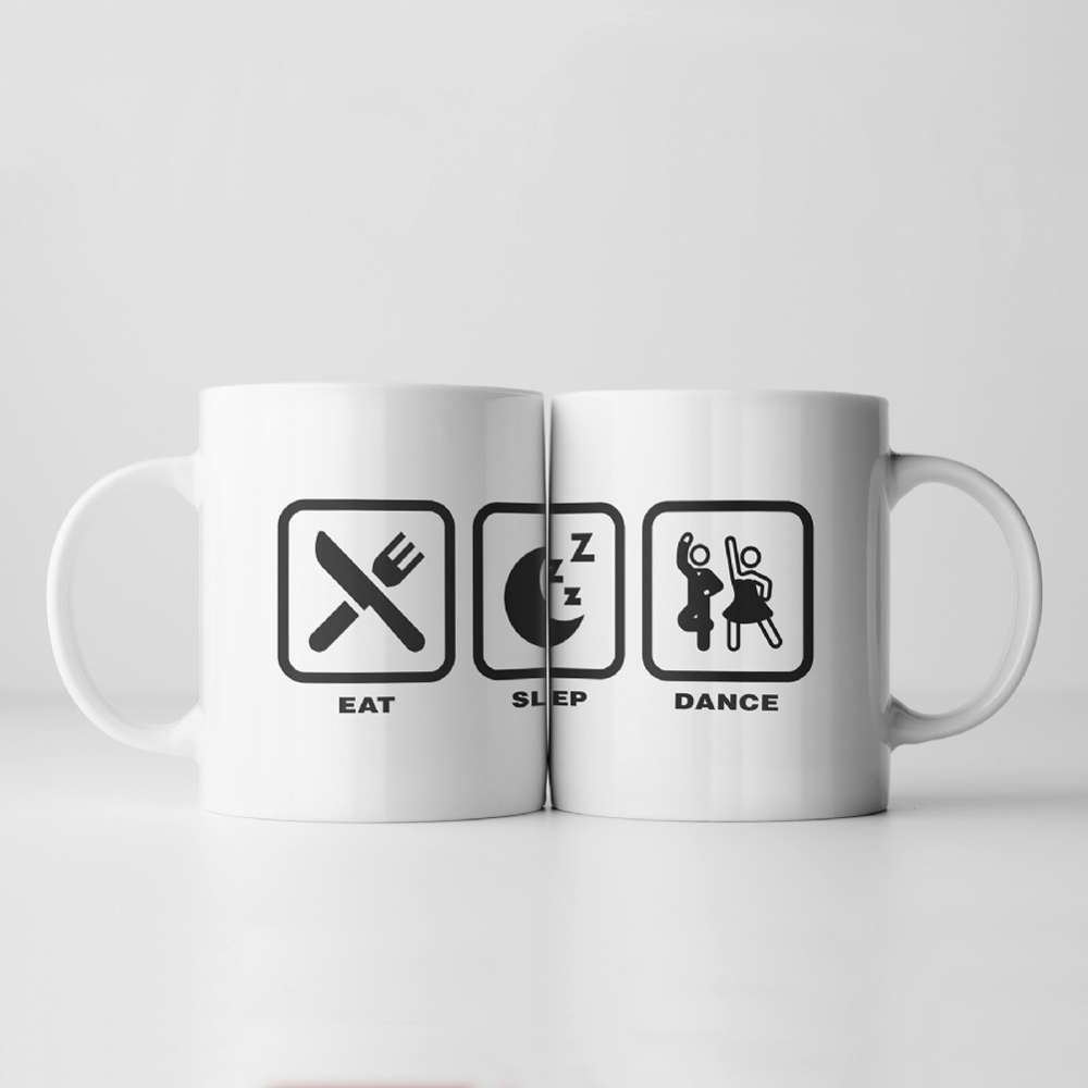 Fmad Pmc Eat, Sleep,… Icon Mugs (Dance)