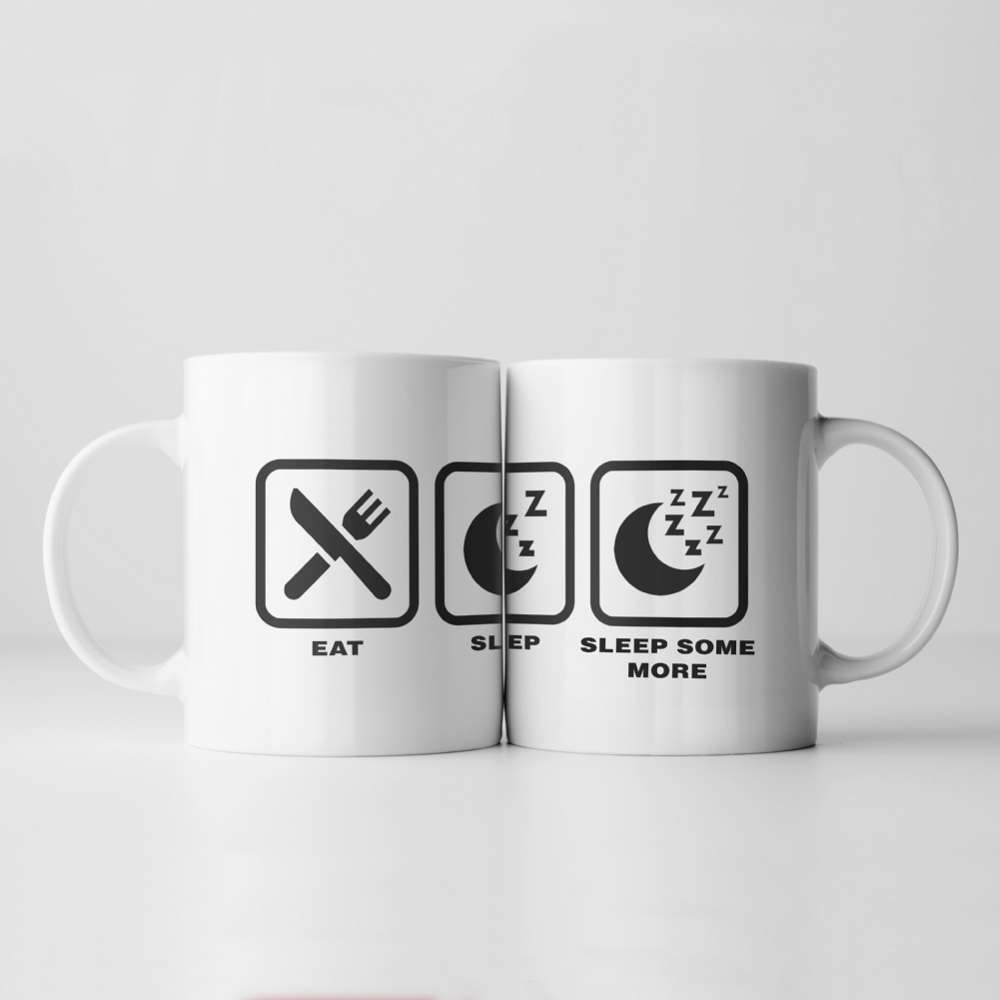 Fmad Pmc Eat, Sleep,… Icon Mugs (Sleep Some More)
